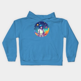 Anime character girl in space suit Kids Hoodie